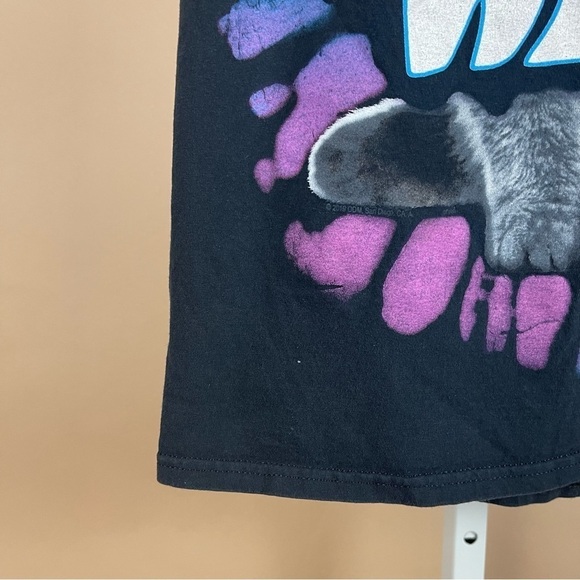 Doma Let's Get Weird Cat Size Small Tie Dye Graphic Tee Shirt Hippie Funny - Picture 5 of 11